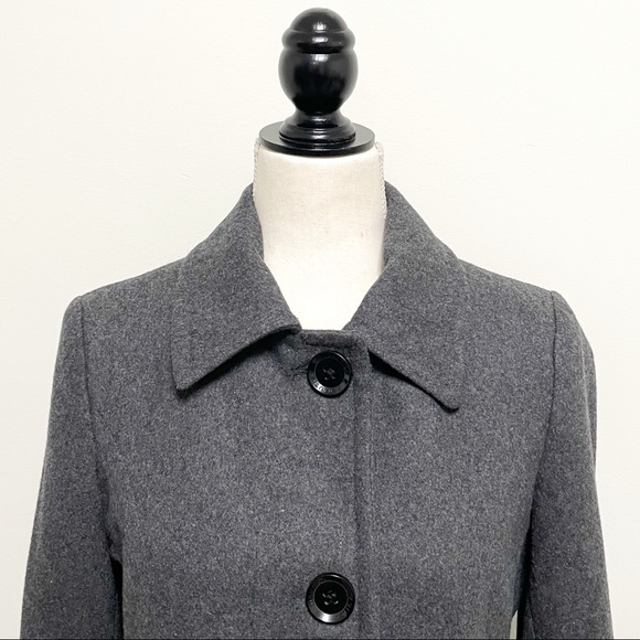 Nautica Wool Blend Single Breasted Button Pea Coat - Picture 3 of 9